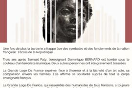 ATTENTAT D’ARRAS – COMMUNIQUÉ DE LA GLDF