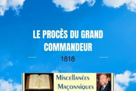 LE PROCÈS DU GRAND COMMANDEUR