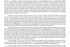 LETTRE A UN CANDIDAT Á L’ ADMISSION DANS UNE LOGE RECTIFIÉE