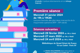 CYCLES DE LECTURES MACONNIQUES