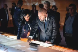 LE GRAND MAÎTRE DU GODF AU MEMORIAL DU CAMP DE RIVESALTES