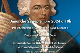 CONCERT CHEVALIER DE SAINT-GEORGE – GODF