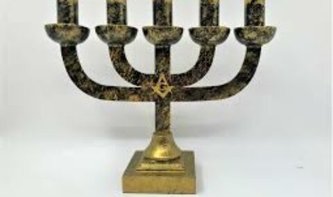 LE SYMBOLISME DU CHANDELIER « MAÇONNIQUE »  À 5 BRANCHES