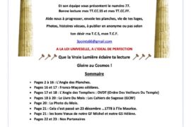 GRATUIT – LA REVUE DE LA MACONNERIE UNIVERSELLE N° 77