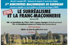 5° RENCONTRES MAÇONNIQUES DE KERDRÉAN