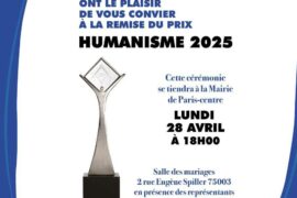 REMISE DU PRIX HUMANISME 2025