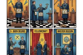 LES DEGRES MACONNIQUES INFERIEURS…