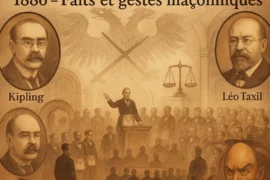 CHRONIQUE MACONNIQUE 439 – DE KIPLING A TAXIL, TUMULTES ET REVELATIONS DE 1886 A 1890