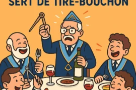 LE DEGRE DES AGAPES : QUAND LE COMPAS SERT DE TIRE-BOUCHON