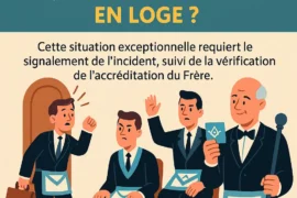 FRÈRE EN RETARD : QUELLE PROCÉDURE EN LOGE ?