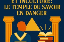 FRANC-MAÇONNERIE ET INCULTURE : LE TEMPLE DU SAVOIR EN DANGER