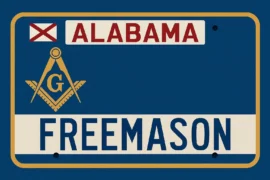 ALABAMA : UNE PLAQUE D’IMMATRICULATION MAÇONNIQUE RÉSERVÉE AUX MEMBRES