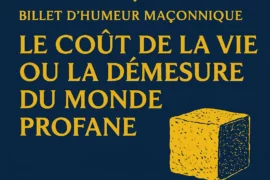 LE COÛT DE LA VIE OU LA DÉMESURE DU MONDE PROFANE