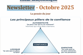 LA NEWSLETTER IDEAL MACONNIQUE – LA CONFIANCE ET LA FOI MACONNIQUE