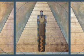 LA FRESQUE MURALE DE LA GRANDE LOGE DU TEXAS (1945) A ENFIN PRIS VIE