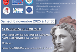 1905-2025 : APRÈS 120 ANS DE DÉFENSE, FAUT-IL REFONDER LA LAÏCITÉ ?