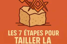 LES 7 ÉTAPES POUR TAILLER LA PIERRE BRUTE