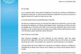 COMMUNIQUÉ DU GRAND ORIENT DE FRANCE – SE SOUVENIR DU 13 NOVEMBRE