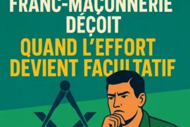 POURQUOI LA FRANC-MAÇONNERIE DÉÇOIT : QUAND L’EFFORT DEVIENT FACULTATIF