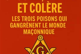 ORGUEIL, VANITÉ ET COLÈRE : TROIS POISONS QUI GANGRÈNENT LE MONDE MAÇONNIQUE