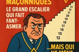 LES 33 GRADES MAÇONNIQUES : LE GRAND ESCALIER QUI FAIT FANTASMER… MAIS QUI NE MÈNE NULLE PART