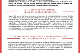 1905–2025 : LA GRANDE LOGE DE FRANCE, GARDIENNE D’UNE LIBERTÉ ESSENTIELLE