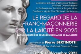 LE REGARD DE LA FRANC-MAÇONNERIE SUR LA LAÏCITÉ EN 2025