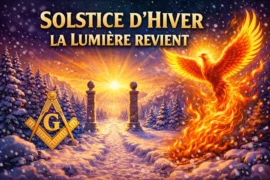 SOLSTICE D’HIVER : QUAND LA NUIT CÈDE,  UN NOUVEAU CYCLE « MACONNIQUE »