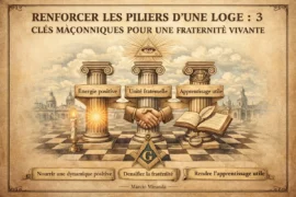 RENFORCER LES PILIERS D’UNE LOGE : 3 CLÉS MAÇONNIQUES POUR UNE FRATERNITÉ VIVANTE