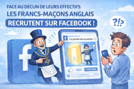LES FRANCS-MACONS ANGLAIS RECRUTENT SUR FACEBOOK, SYMPTÔME D’UN CHANGEMENT D’ÉPOQUE