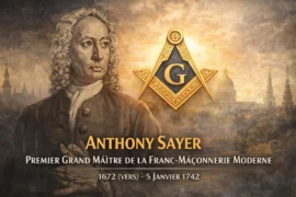 ANTHONY SAYER, PREMIER GRAND MAÎTRE DE LA FRANC-MAÇONNERIE MODERNE