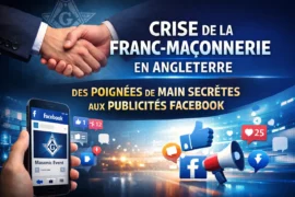 CRISE DE LA FRANC-MAÇONNERIE EN ANGLETERRE : DES POIGNÉES DE MAIN SECRÈTES AUX PUBLICITÉS FACEBOOK