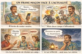 LE FRANC-MAÇON DANS LA VIE QUOTIDIENNE – ÉPISODE 5 : UN FRANC-MAÇON FACE À L’ACTUALITÉ