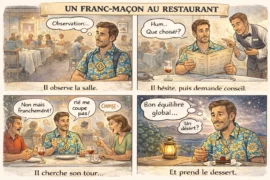 LE FRANC-MAÇON DANS LA VIE QUOTIDIENNE – ÉPISODE 6 : UN FRANC-MAÇON AU RESTAURANT