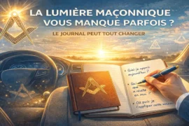 LA LUMIÈRE MAÇONNIQUE VOUS MANQUE PARFOIS ? LE JOURNAL PEUT TOUT CHANGER