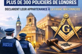 DEJA PLUS DE 300 POLICIERS DE LONDRES DECLARENT LEUR APPARTENANCE A LA FRANC-MAÇONNERIE