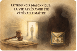 LE TROU NOIR MAÇONNIQUE : LA VIE APRÈS AVOIR ÉTÉ VÉNÉRABLE MAÎTRE