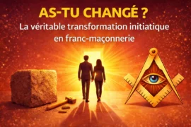 AS-TU CHANGÉ ? LA VÉRITABLE TRANSFORMATION INITIATIQUE EN FRANC-MAÇONNERIE