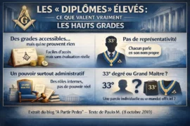 LES « DIPLÔMES MACONNIQUES » ÉLEVÉS : CE QUE VALENT VRAIMENT LES HAUTS GRADES
