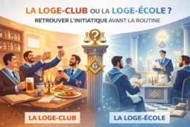 LA LOGE-CLUB OU LA LOGE-ÉCOLE ? RETROUVER LA VRAIE FRANC MACONNERIE AVANT LA ROUTINE