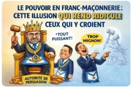 LE POUVOIR EN FRANC-MAÇONNERIE : CETTE ILLUSION QUI REND RIDICULE CEUX QUI Y CROIENT