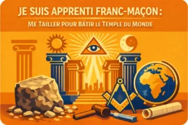 JE SUIS APPRENTI FRANC-MAÇON : ME TAILLER POUR BÂTIR LE TEMPLE DU MONDE