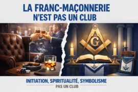 LA FRANC-MACONNERIE N’EST PAS UN CLUB
