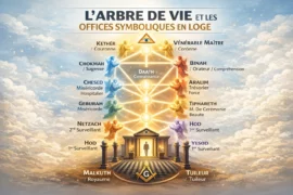 L’ARBRE DE VIE ET LES OFFICES SYMBOLIQUES EN LOGE : UNE LECTURE INITIATIQUE DE L’ORDRE MAÇONNIQUE