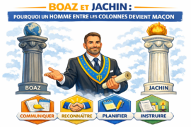 BOAZ ET JACHIN : POURQUOI UN HOMME ENTRE LES COLONNES DEVIENT MAÇON