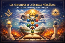 LES 4 MONDES DE LA KABBALE HÉBRAÏQUE : UNE LECTURE SYMBOLIQUE MAÇONNIQUE