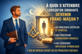 À QUOI PEUT-ON RÉELLEMENT S’ATTENDRE EN SOUHAITANT DEVENIR FRANC-MAÇON ?