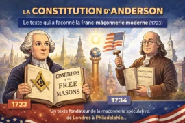 CONSTITUTION D’ANDERSON : LE TEXTE QUI A FAÇONNÉ LA FRANC-MAÇONNERIE MODERNE (1723)