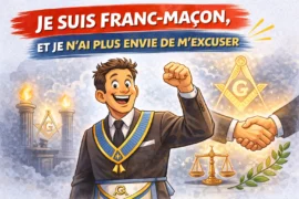 JE SUIS FRANC-MAÇON, ET JE N’AI PLUS ENVIE DE M’EXCUSER