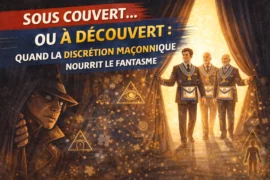 SOUS COUVERT… OU À DÉCOUVERT : QUAND LA DISCRÉTION MAÇONNIQUE NOURRIT LE FANTASME